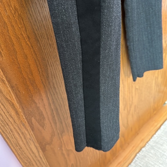 Men’s Zara grey pinstriped pants size small with outer black stripe. - Picture 3 of 13